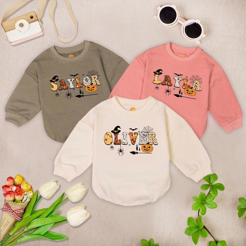 Embroidered Gingerbread Sweatshirt Baby
