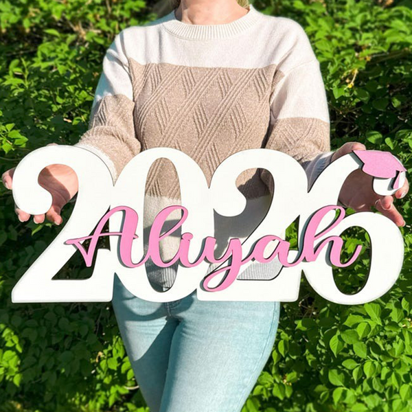 Graduation Gifts For Her Grad name sign 2026 Custom Name Sign