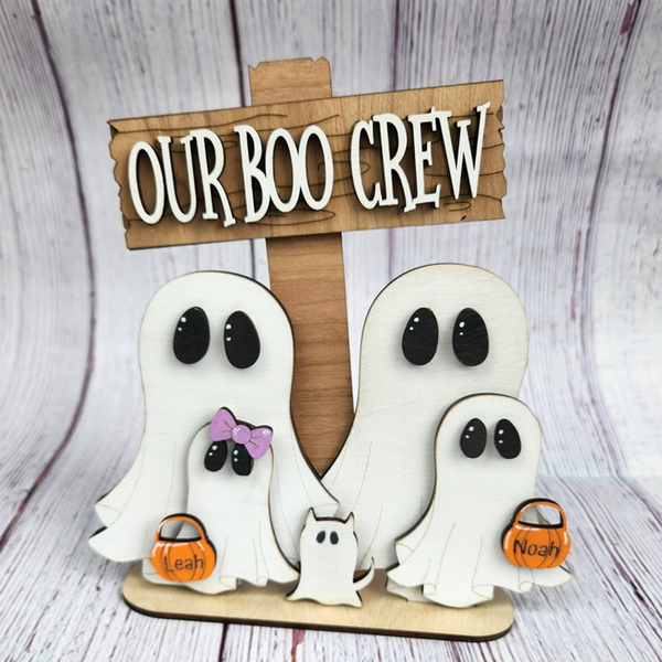 Personalized Family Halloween decor, Ghost Halloween decor