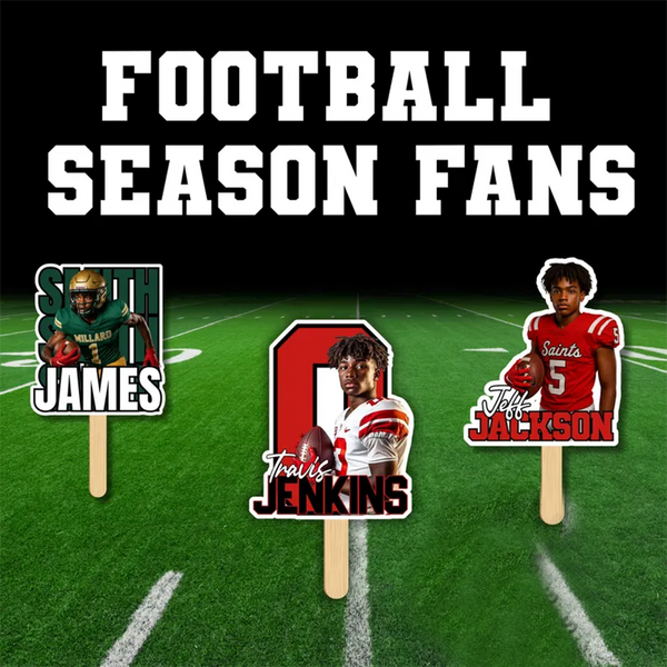 laminated Personalized fan, custom handheld fan