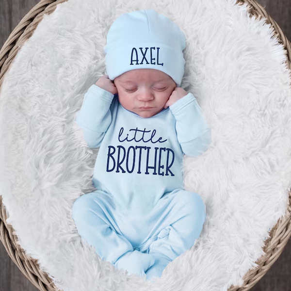 Little Brother Outfit Baby Boy Coming Home Outfit