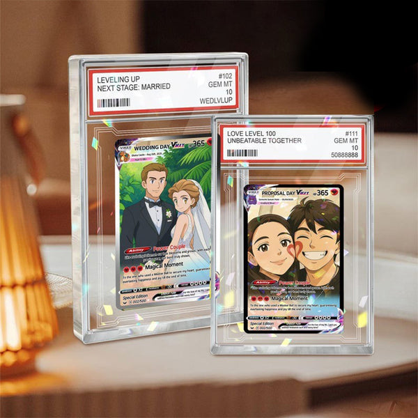 Personalized Poke Love Acrylic Card