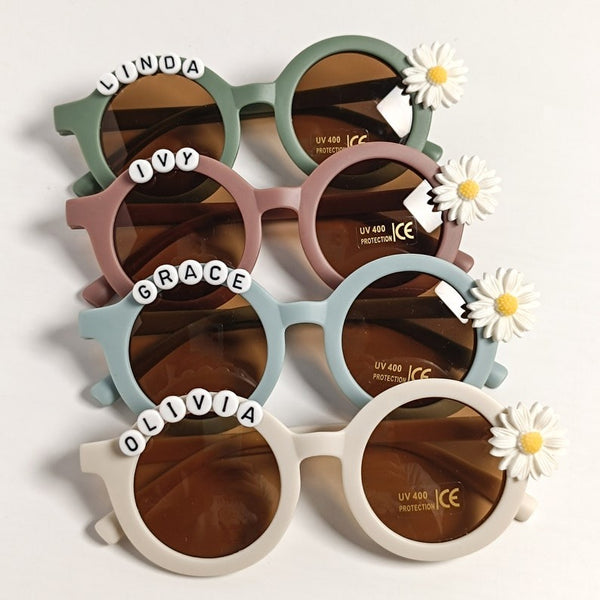 Personalized Name Sunglasses for Girls-Cute Kids Sunglasses