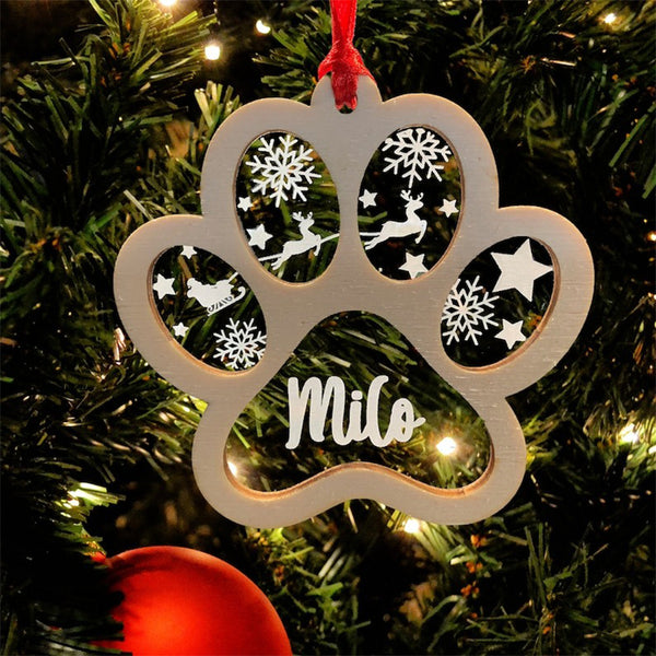 Personalised Pet Christmas Ornament, Christmas Tree Decoration