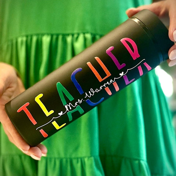 Teacher Gifts Personalized Tumbler for Teacher, Elementary Teacher Gifts for Teacher Appreciation Gifts