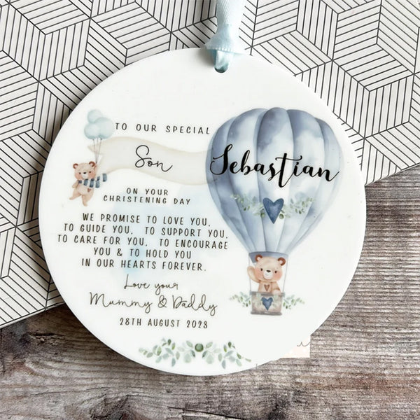 Personalised Promise to Godchild Christening Baptism Gift Baby