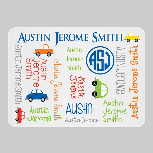 Cars Personalized Blanket - Cars Blanket