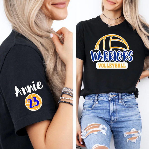 Custom Volleyball Mascot Shirt, Personalized Volleyball Team Shirt