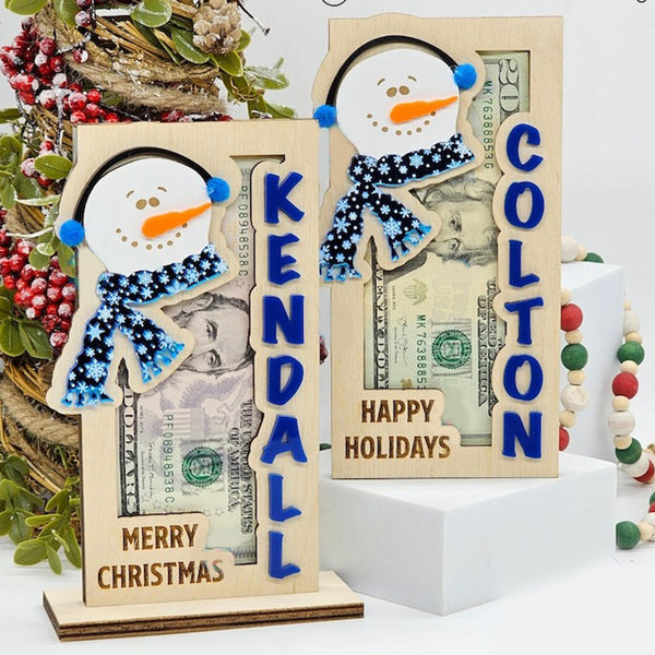 Personalized Christmas Money Holder, Stocking Stuffer for teens