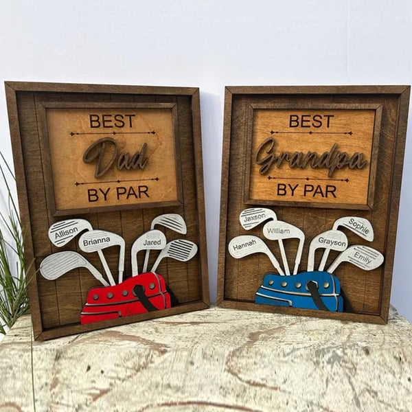 Personalized Dad or Grandpa Golf Sign