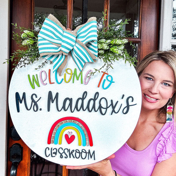 Classroom Door Hanger | Teacher Door Hanger | End of Year Teacher Gift