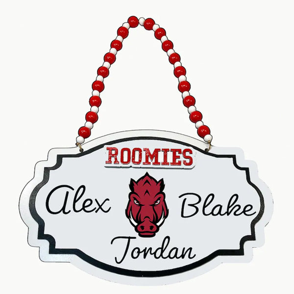 Dorm Room Sign UNIVERSITY of  Personalized
