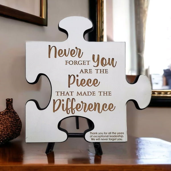 Custom Retirement Puzzle Piece Gift for Boss