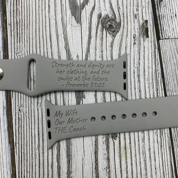 Personalized Inscription Apple Watch Bands