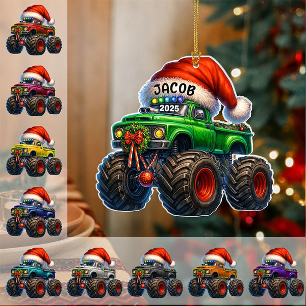 Personalized Monster Truck Christmas Ornament,Truck Ornament,Christmas Gift