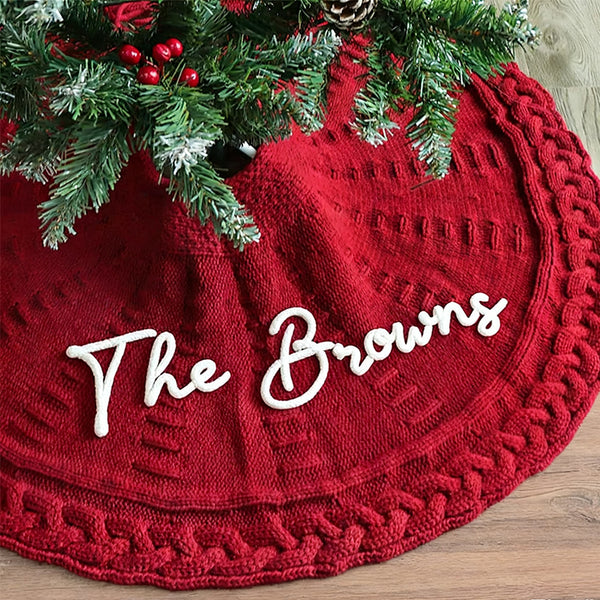 Personalized Christmas Tree Skirt