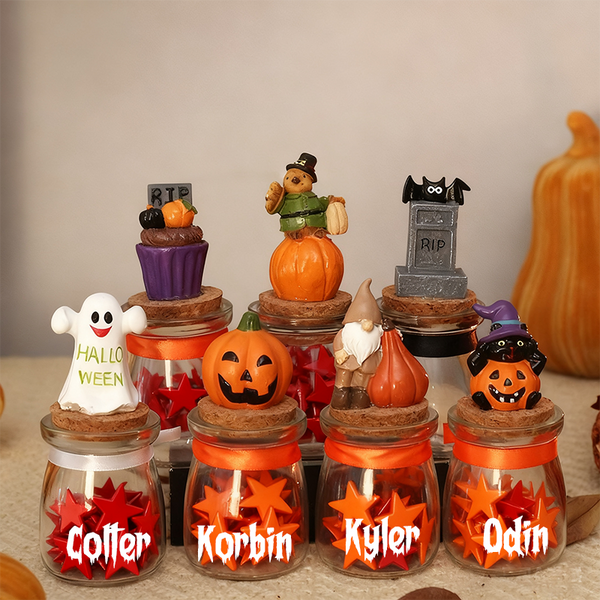Custom Halloween Candy Jars,Halloween Cookie Treat Jar