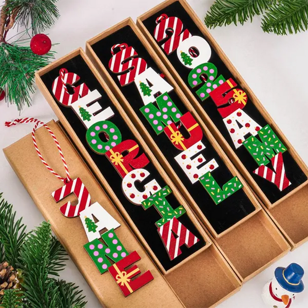 Custom Alphabet Christmas Ornament,Christmas Name Letter Ornament