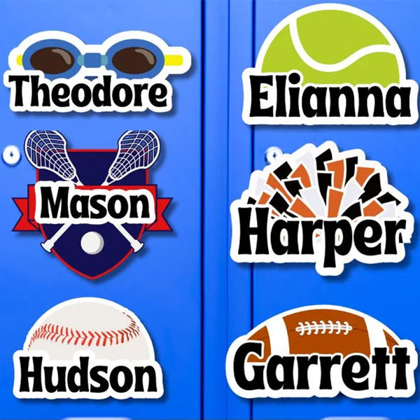 Custom Sports Magnets |Name Magnets | football, baseball team
