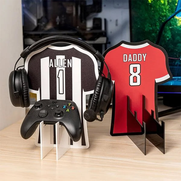 Personalized Jersey Shape Controller Headset Stand