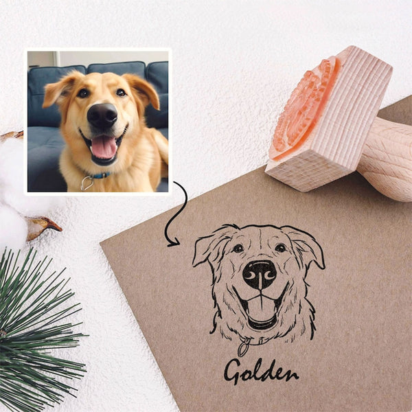 Custom Dog Stamp, Rubber Stamp, Pet Memorial Gift, Gifts for Pet Lover