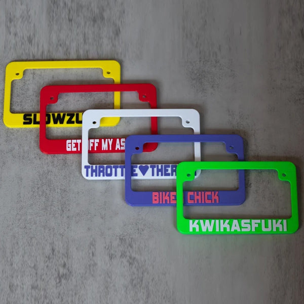 Motorcycle License Plate Frame