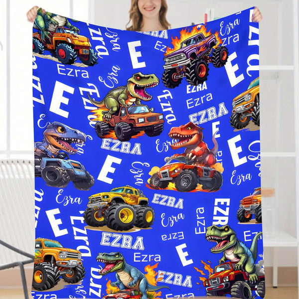 Personalized Flannel Throw Blanket