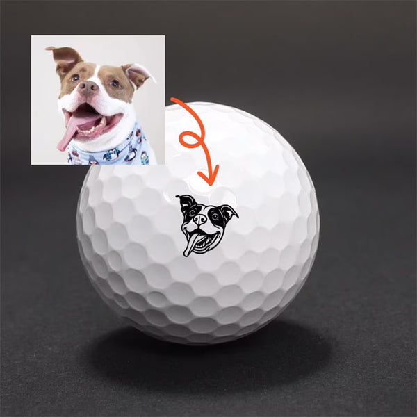 Pet Golf Ball Stamp, Photo Golf Stamp, Custom Ball Marker