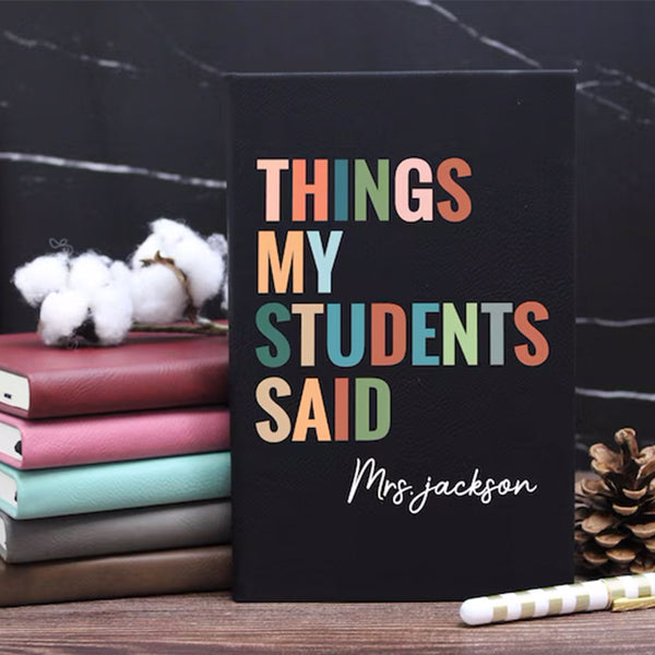 Personalized Teacher Journal,Thank you gift for Teacher