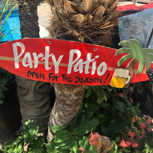 Handmade Surfboard Sign,Personalized