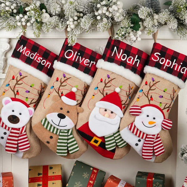 Personalized Knitted Christmas Stocking