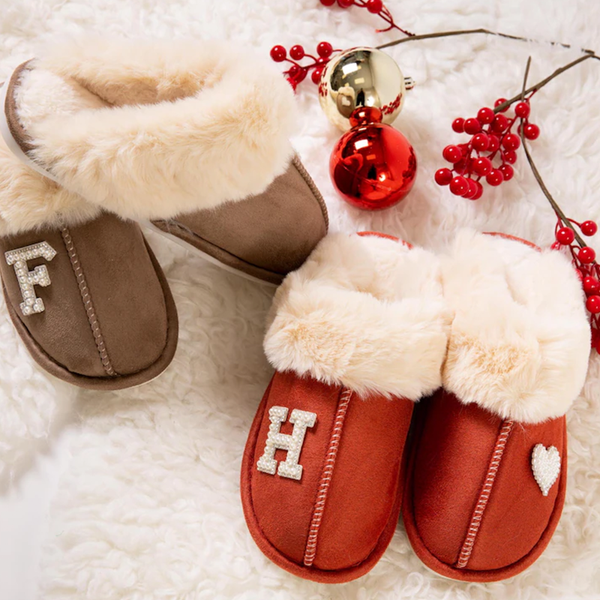 Christmas Custom slipper, Personalized Warm Slippers, Christmas gift