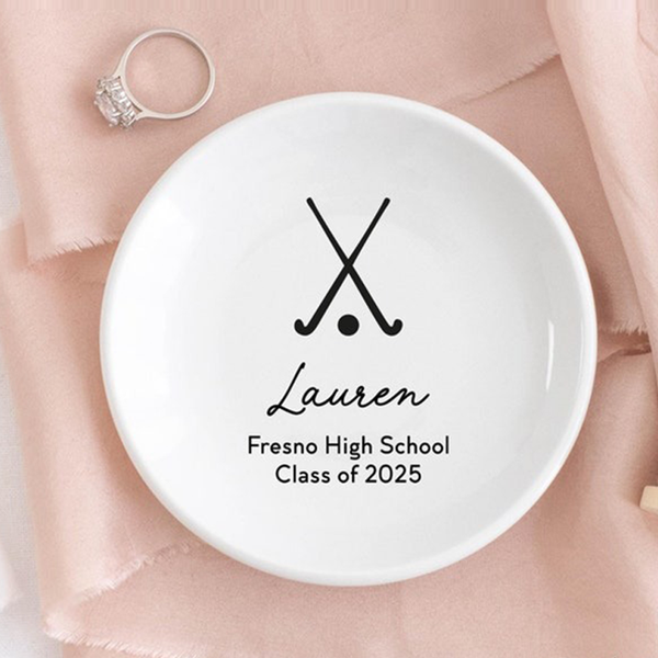 Field Hockey Gifts, Field Hockey Senior Gifts, Hockey Coach Gifts, Field Hockey Jewelry Dish,  Senior Night 2025