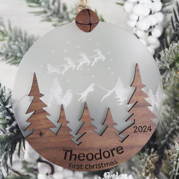 Personalized First Christmas Ornament