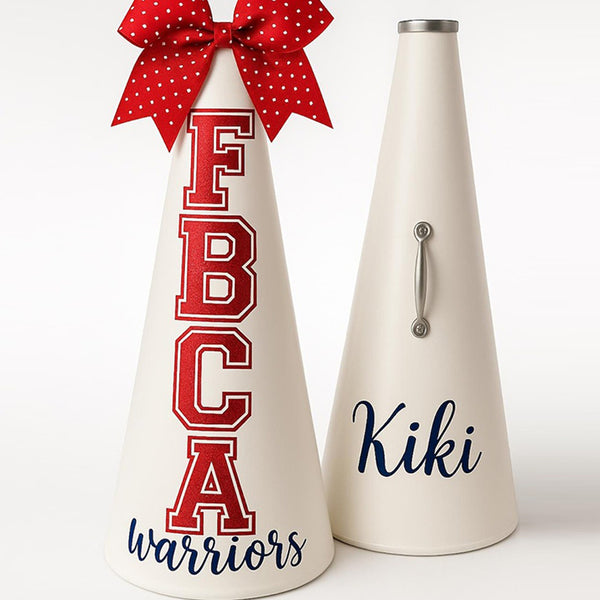 Cheer Megaphone Decals - Made to Order - DIY Application on your megaphone