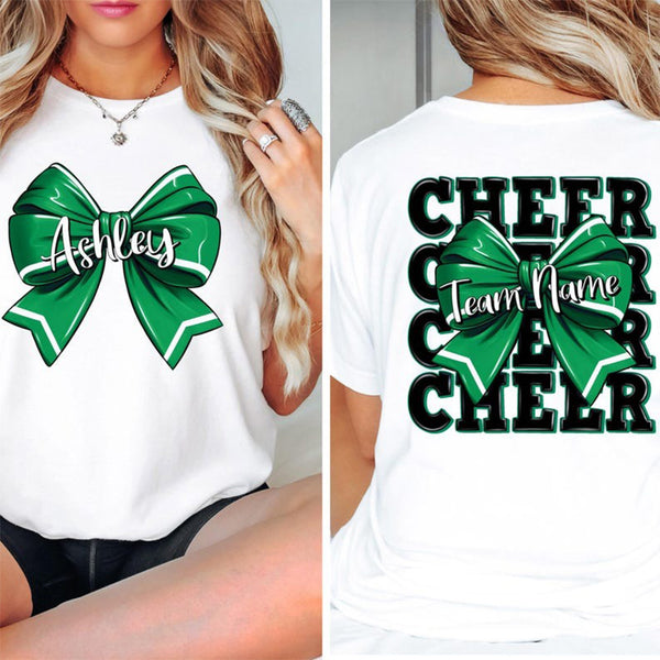Personalized Cheerleader Gift, Cheer Mom with Name Shirt