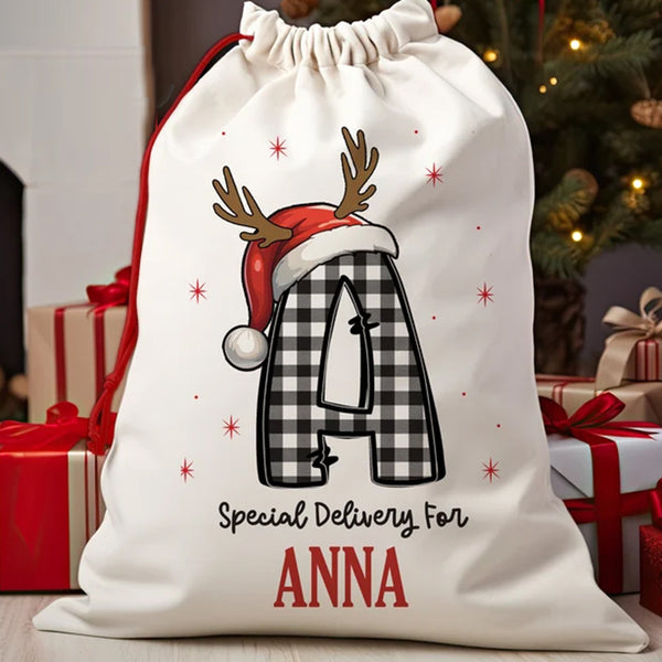 Santa Sack for Kids, Christmas Bag for Presents