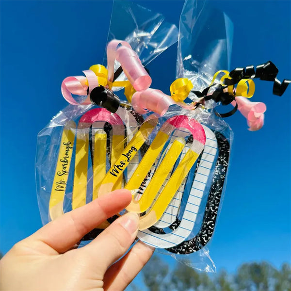 Teacher Appreciation Gift, 3 Set Paper Clip Personalized Jumbo Paper Clip