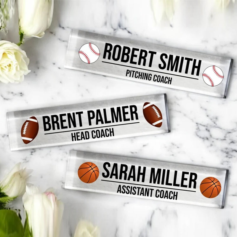 Coach Desk Name Plate, Coach Gifts Personalized Coach Gift for Baseball ...