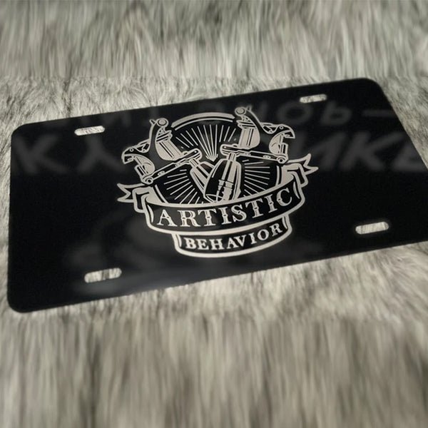 Custom License Plate your logo or text