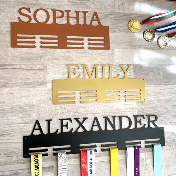 Custom Medal Holder with Name or Text