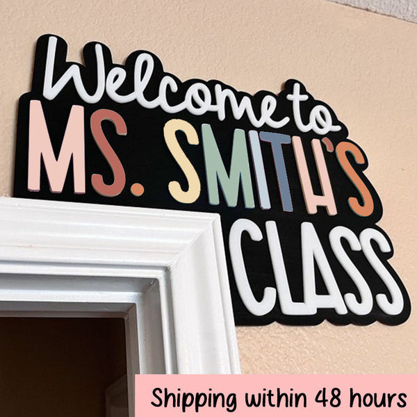 Custom Teacher Door Sign