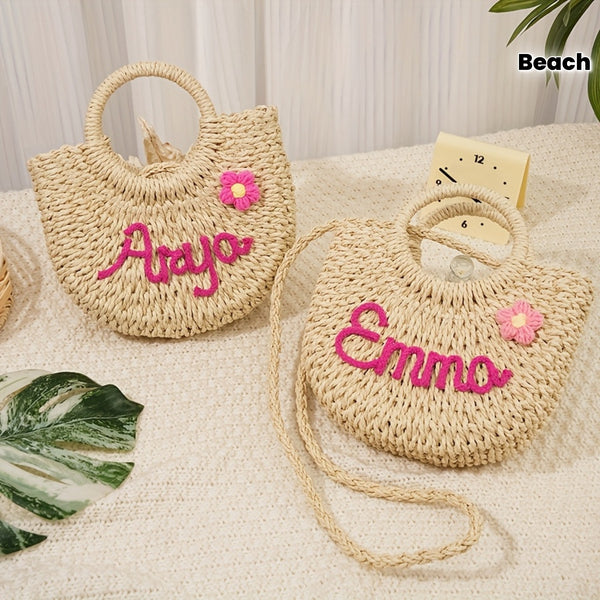 Custom Name Single Pack Letter Tote Bag