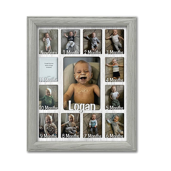 Baby First Year Personalized Frame