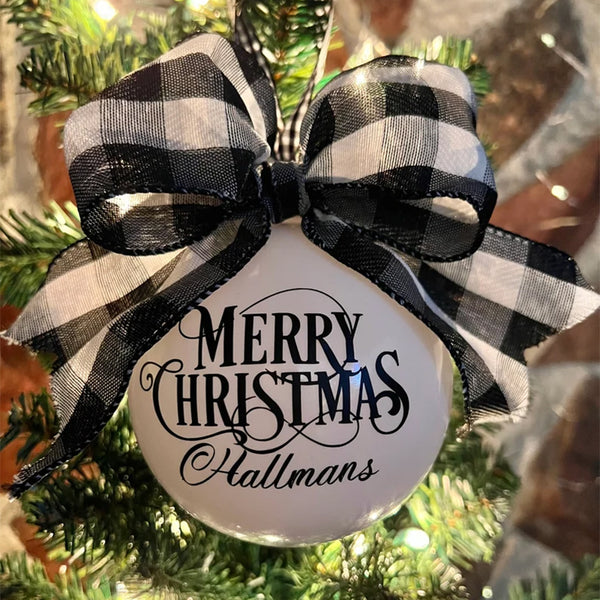 Personalized Christmas Ornaments| Custom Tree Ornaments