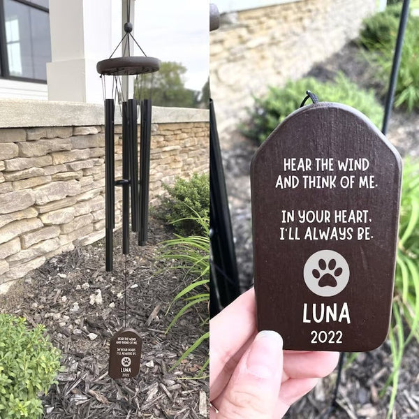 Personalized Wind Chimes-Pet Memorial Gift Chime