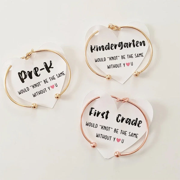Teacher “knot” Bracelets / Teacher Gifts