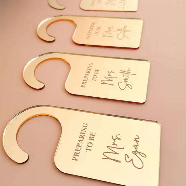 Personalized Bridal Suite Door Hanger Bridal Room Door