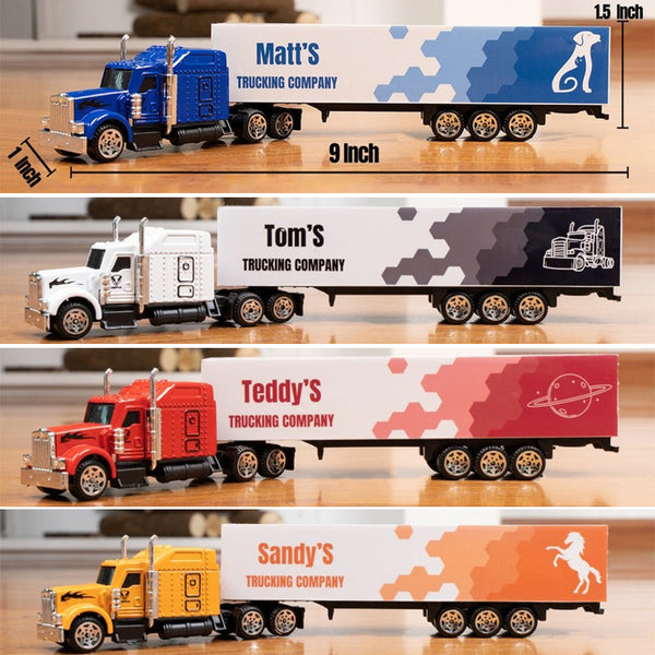 Kids Toy Truck, Toy With Name, Personalized Toy