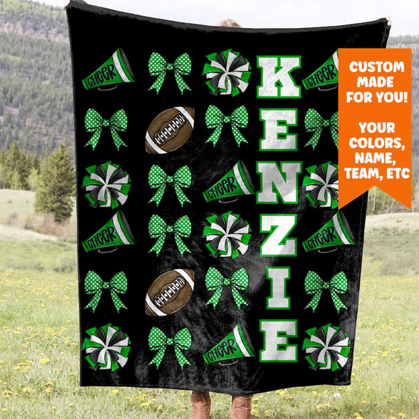 Cheer Blanket with Name for All Star Cheer Competition